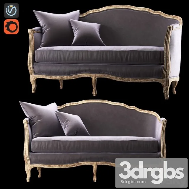Sofa Ondine Salon Bench 3D Model Download Sofa Ondine Salon Bench 3D Model Download