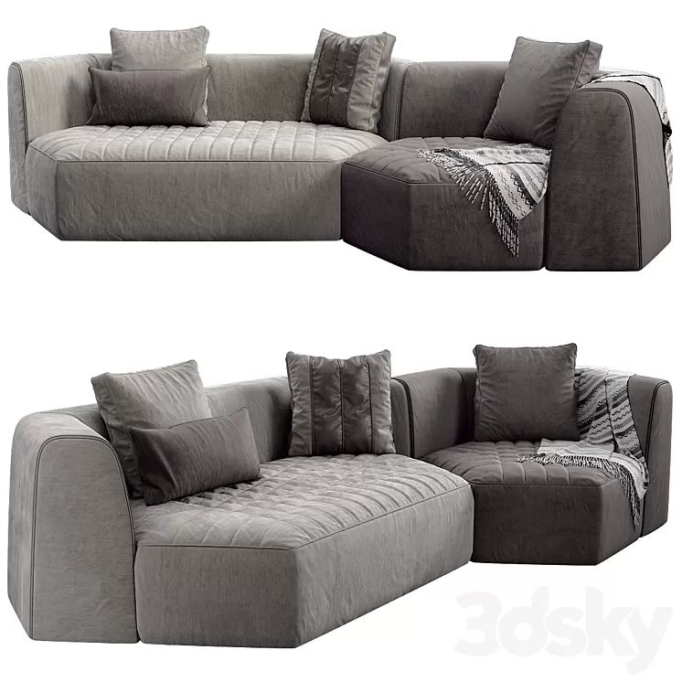 Sofa Panorama | Bonaldo 3D Model Sofa Panorama | Bonaldo 3D Model