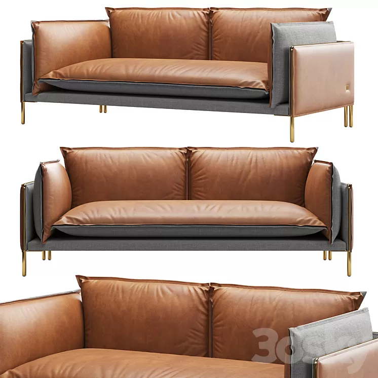 Sofa PIN by 12H 3D Model Free Download