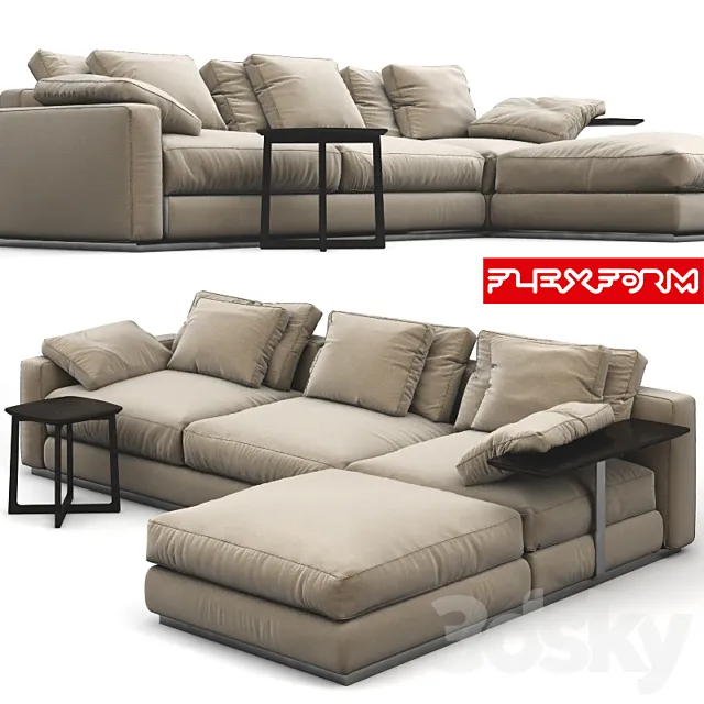 Sofa Pleasure 3D Model Sofa Pleasure 3D Model