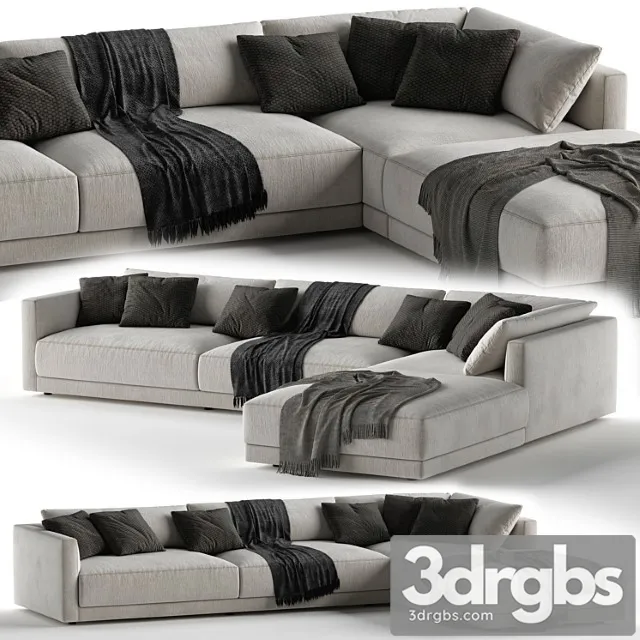 Sofa Poliform Bristol 1 3D Model Download Sofa Poliform Bristol 1 3D Model Download