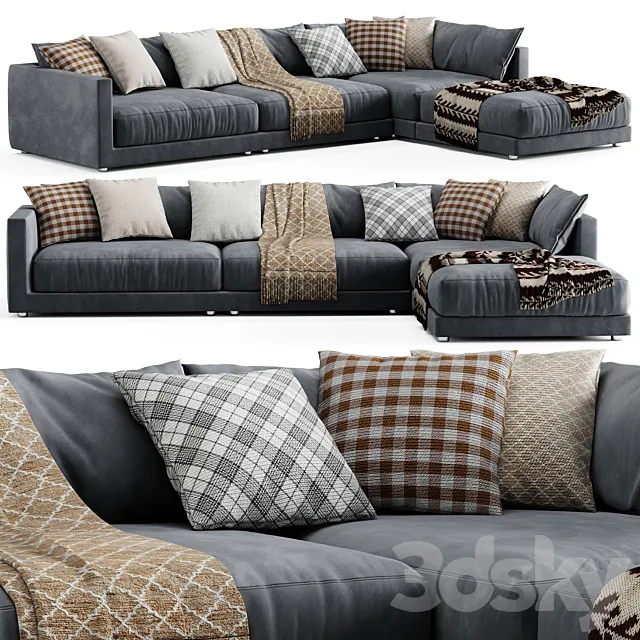 Sofa Poliform Bristol 3D Model Sofa Poliform Bristol 3D Model