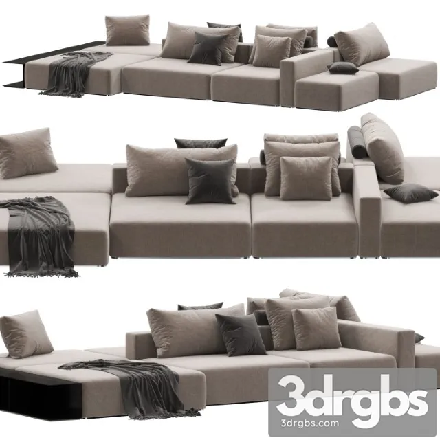 Sofa Poliform WESTSIDE DIVANO 3D Model Download Sofa Poliform WESTSIDE DIVANO 3D Model Download