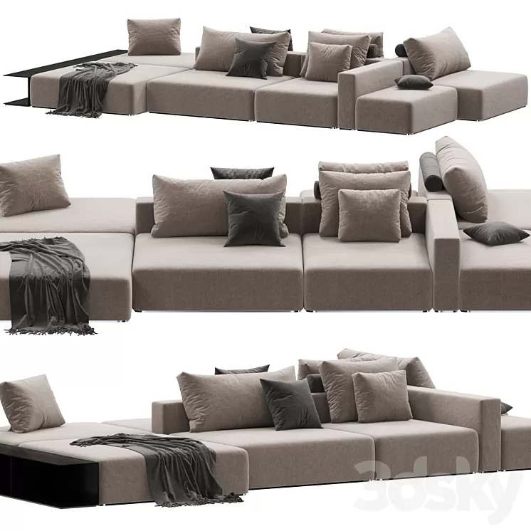 Sofa Poliform WESTSIDE DIVANO 3D Model