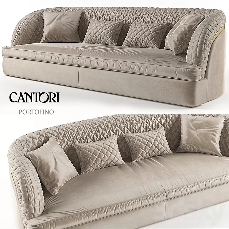 Sofa Portofino Cantori 3D Model Sofa Portofino Cantori 3D Model