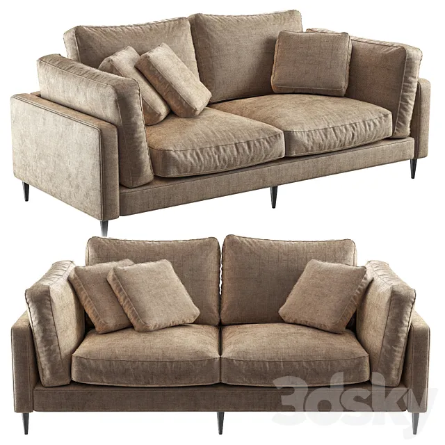 Sofa Portree Double 3DModel Sofa Portree Double 3DModel