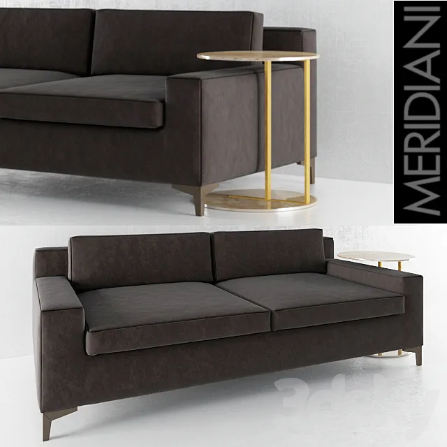 Sofa Prince (Meridiani) 3D Model Sofa Prince (Meridiani) 3D Model