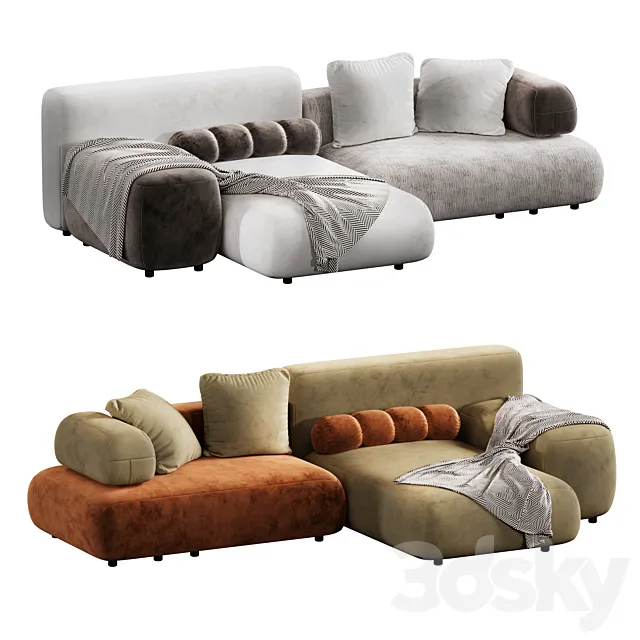 Sofa Puzzle 3D Model Sofa Puzzle 3D Model