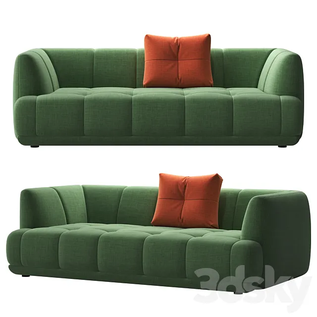 Sofa QUILTON by HAY 3D Model Sofa QUILTON by HAY 3D Model