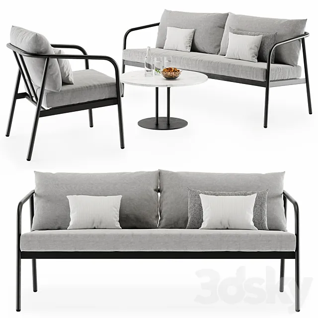 Sofa Radsted Set 3DModel Sofa Radsted Set 3DModel