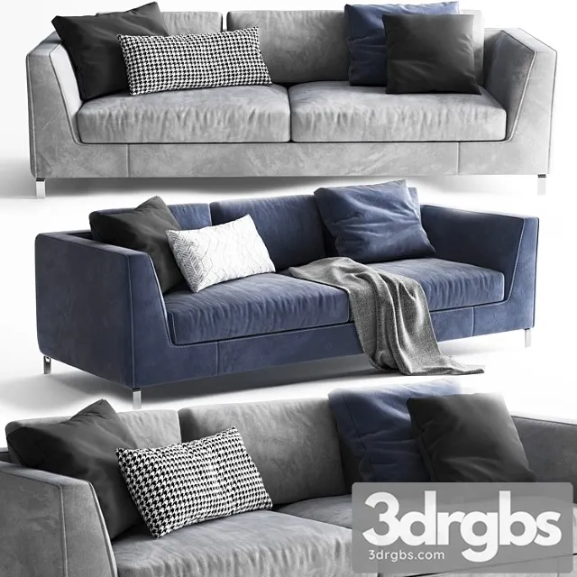 Sofa ray b&b italia 2 3D Model Download Sofa ray b&b italia 2 3D Model Download
