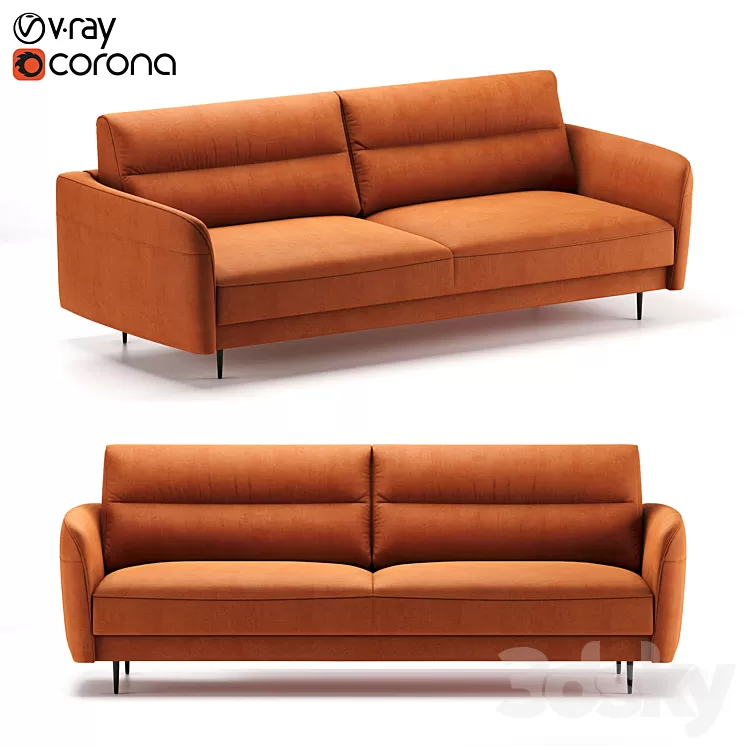 Sofa Ridan Barhat Ginger 3D Model Sofa Ridan Barhat Ginger 3D Model