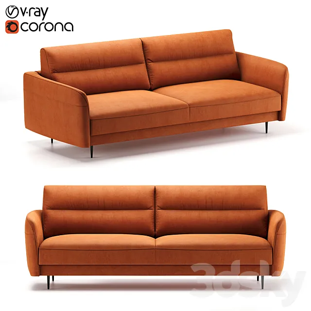 Sofa Ridan Barhat Ginger 3DModel Sofa Ridan Barhat Ginger 3DModel