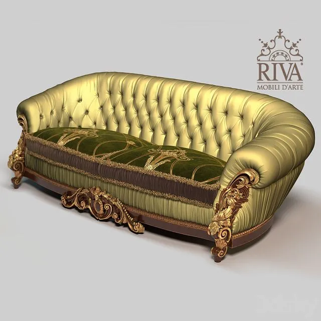 Sofa RIVA GIARDINO ITALIANO 3D Model