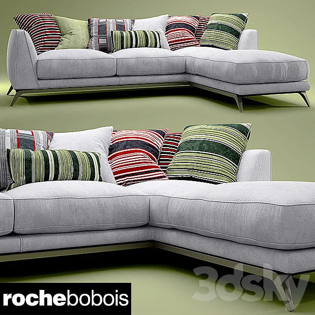 Sofa roche bobois edena modular 3D Model Sofa roche bobois edena modular 3D Model