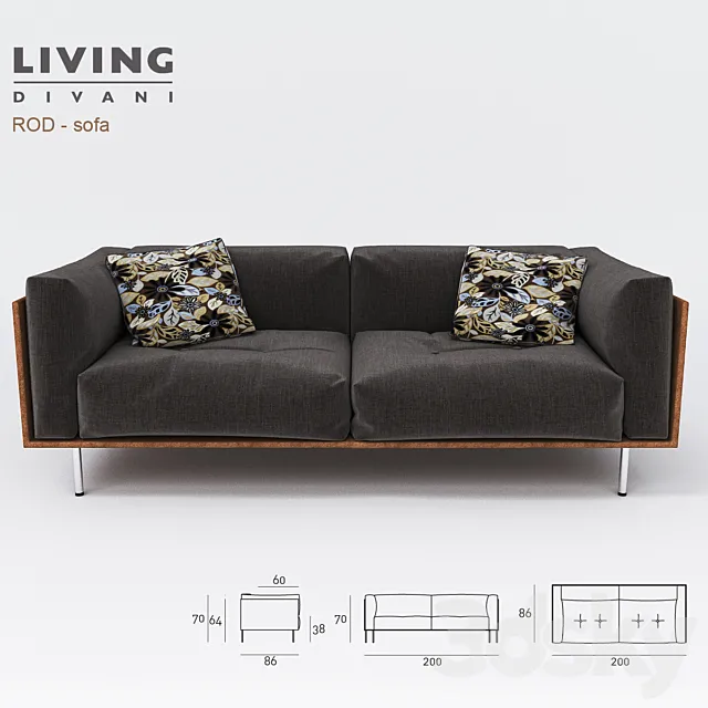 sofa ROD 3DModel sofa ROD 3DModel