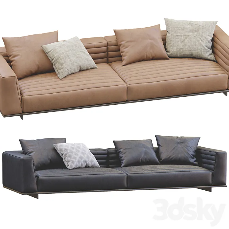 Sofa roger by minotti 3D Model Free Download Sofa roger by minotti 3D Model Free Download