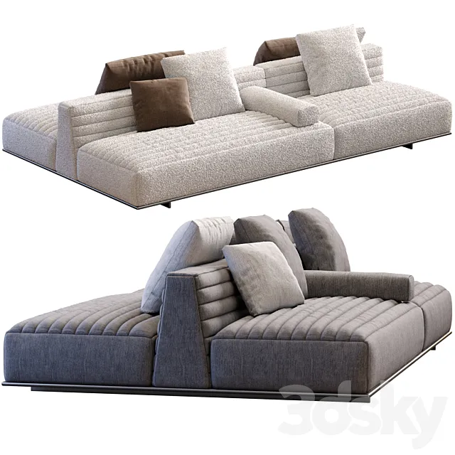 Sofa Roger By Minotti 3DModel Sofa Roger By Minotti 3DModel