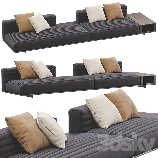 Sofa roger by minotti 3DModel Sofa roger by minotti 3DModel