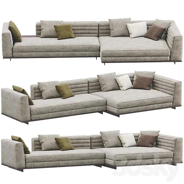 Sofa roger by minotti 3DModel Sofa roger by minotti 3DModel