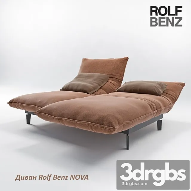 Sofa Rolf Benz Nova 2 3D Model Download Sofa Rolf Benz Nova 2 3D Model Download