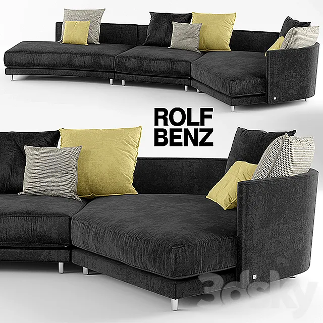 Sofa ROLF BENZ ONDA 3DModel Sofa ROLF BENZ ONDA 3DModel