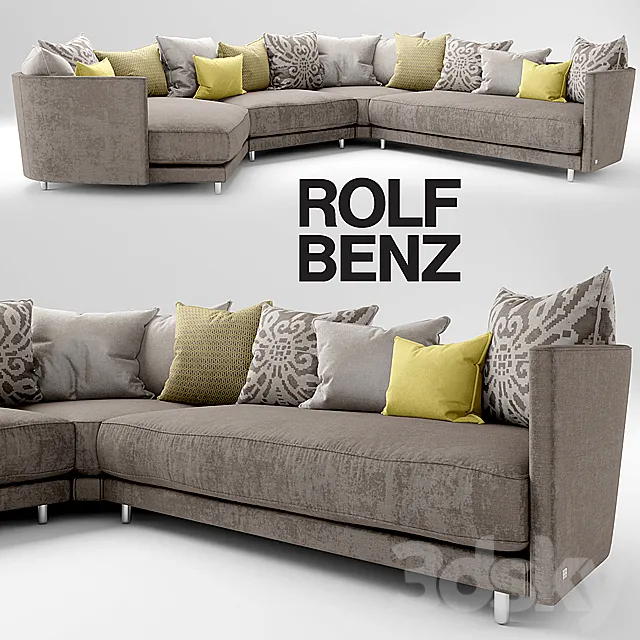 Sofa ROLF BENZ ONDA 3DModel Sofa ROLF BENZ ONDA 3DModel
