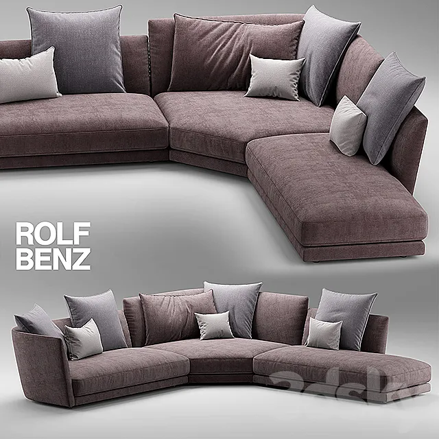 Sofa ROLF BENZ TONDO 3DModel Sofa ROLF BENZ TONDO 3DModel