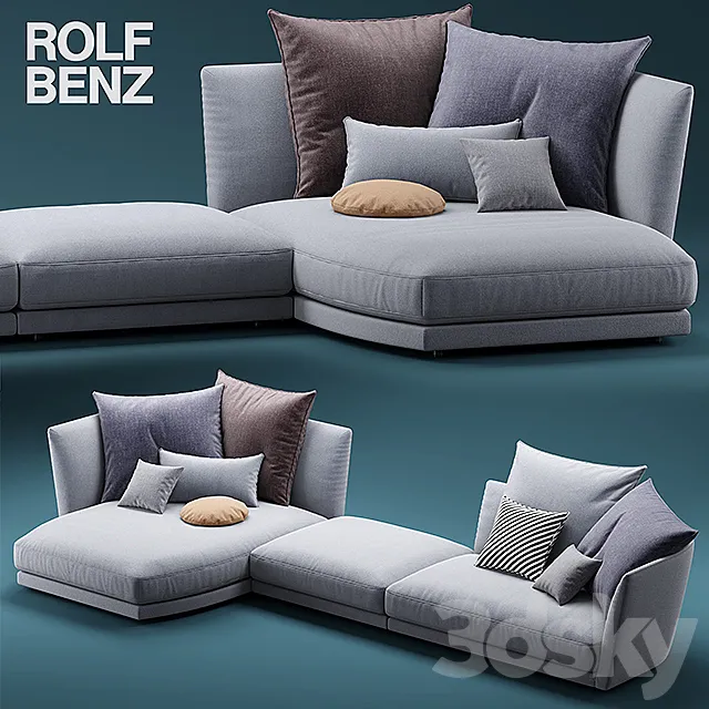 Sofa ROLF BENZ TONDO 3DModel Sofa ROLF BENZ TONDO 3DModel