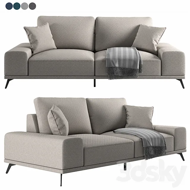 Sofa Ron 3D Model Sofa Ron 3D Model