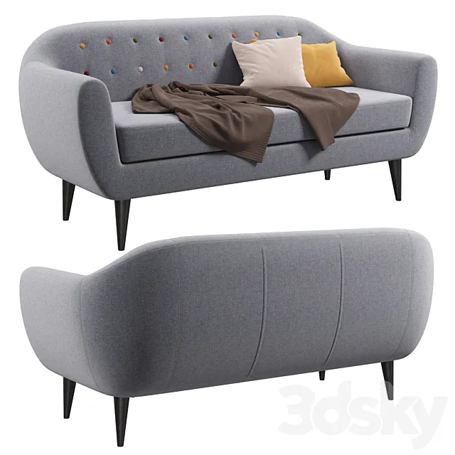 Sofa Rotterdam-3 3D Model