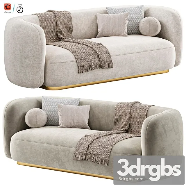 Sofa Roxy by Eichholtz 3D Model Download Sofa Roxy by Eichholtz 3D Model Download