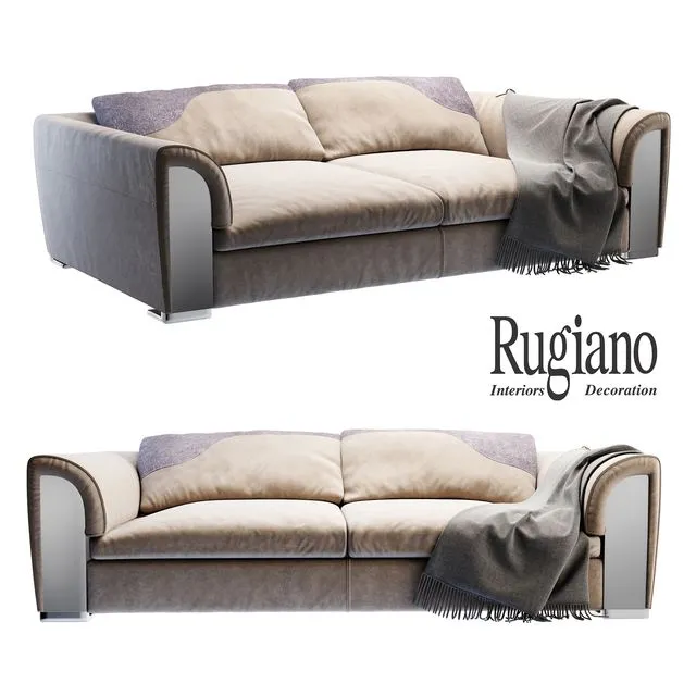 Sofa Rugiano Memphis 3D Model