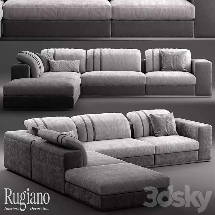 Sofa Rugiano MIAMI 3D Model