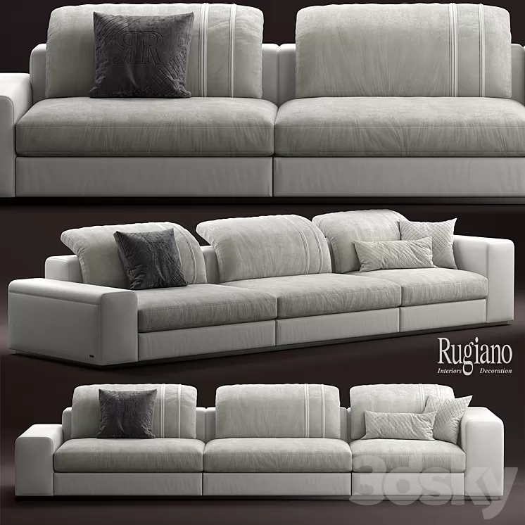 Sofa Rugiano MIAMI 3D Model
