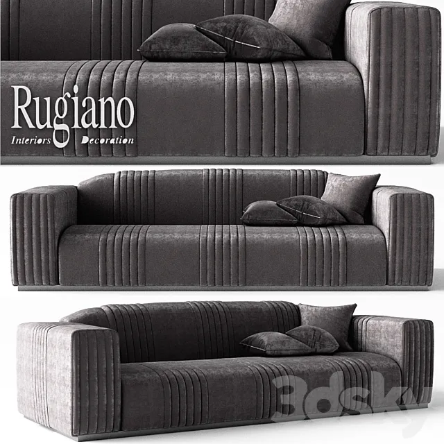 Sofa Rugiano the Cadillac 3D Model