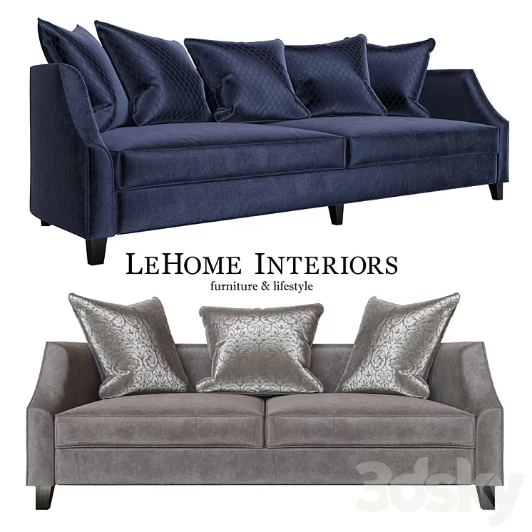 Sofa S059 / S060 3D Model Sofa S059 / S060 3D Model