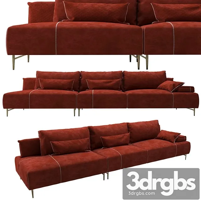 Sofa saks 2 3D Model Download Sofa saks 2 3D Model Download