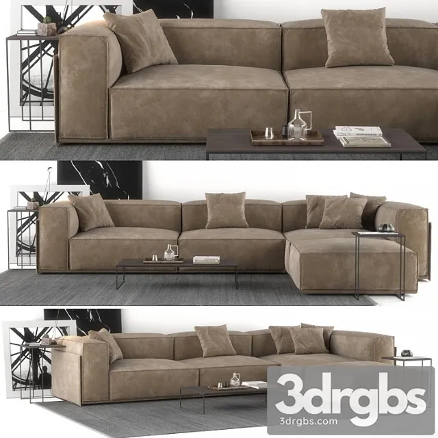 Sofa salotti doimo roland 2 3D Model Download Sofa salotti doimo roland 2 3D Model Download