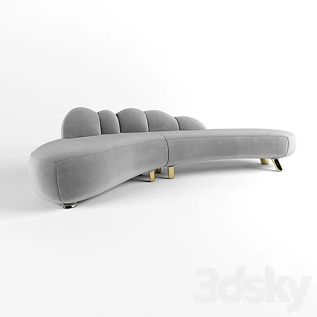 Sofa seat crave 3d model -vray – corona 3DModel
