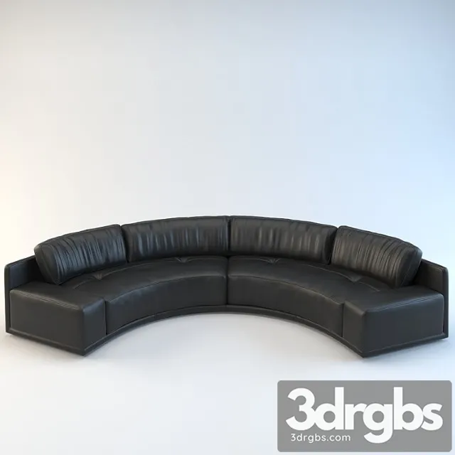 Sofa Semi Circular 4 3D Model Download Sofa Semi Circular 4 3D Model Download
