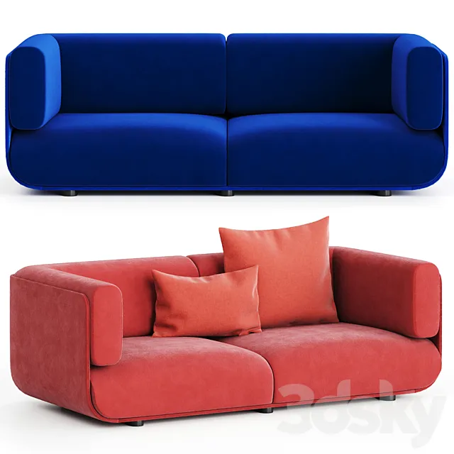 Sofa SHAAL Arper 3D Model Sofa SHAAL Arper 3D Model