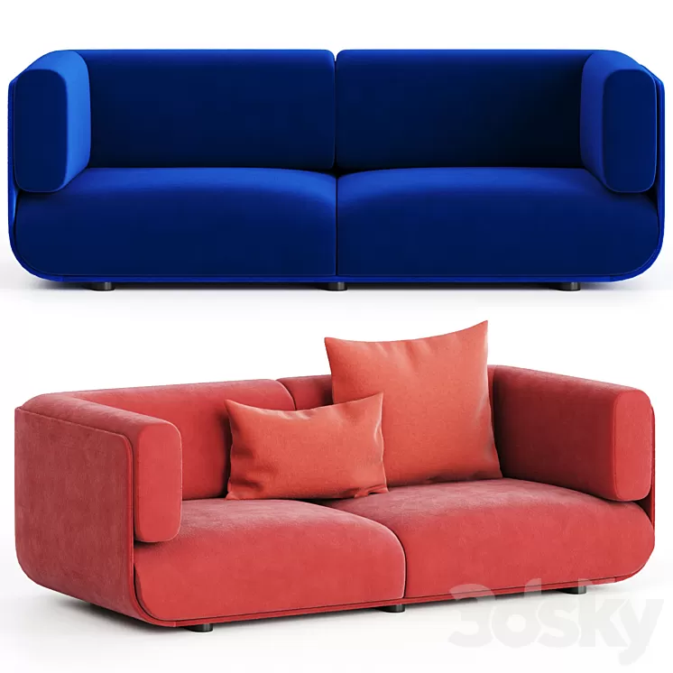 Sofa SHAAL Arper 3D Model Sofa SHAAL Arper 3D Model