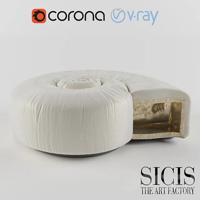 Sofa Sicis 3D Model Sofa Sicis 3D Model