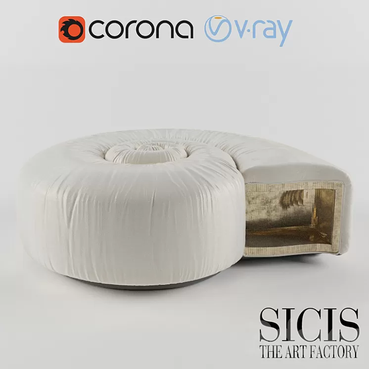 Sofa Sicis 3D Model