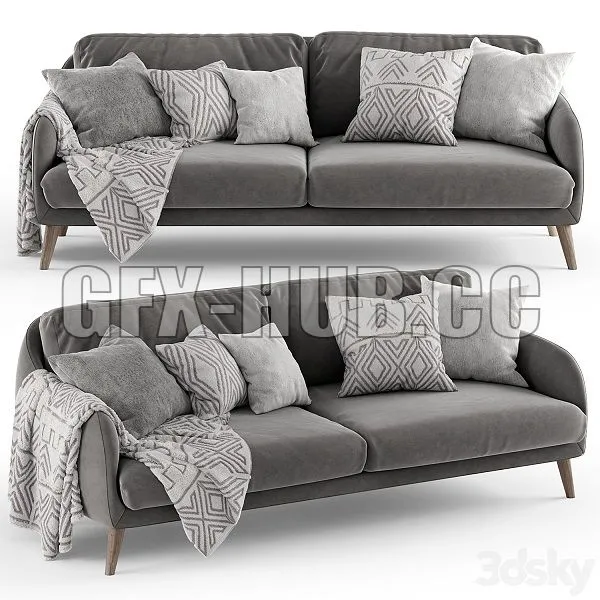 Sofa Sits KARIN 3D Model Sofa Sits KARIN 3D Model