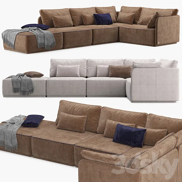 sofa SMANIA Beverly 3DModel sofa SMANIA Beverly 3DModel