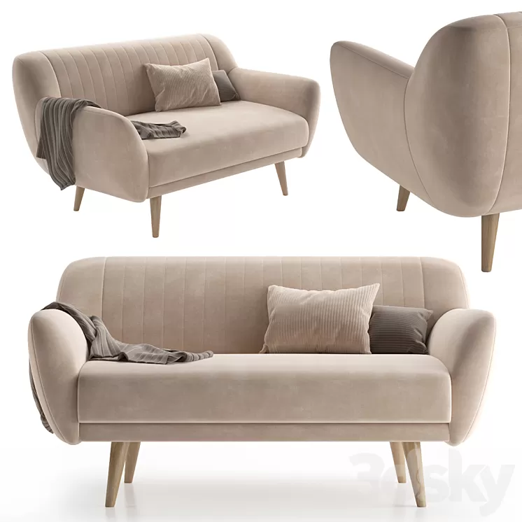 Sofa Solans 3D Model Free Download