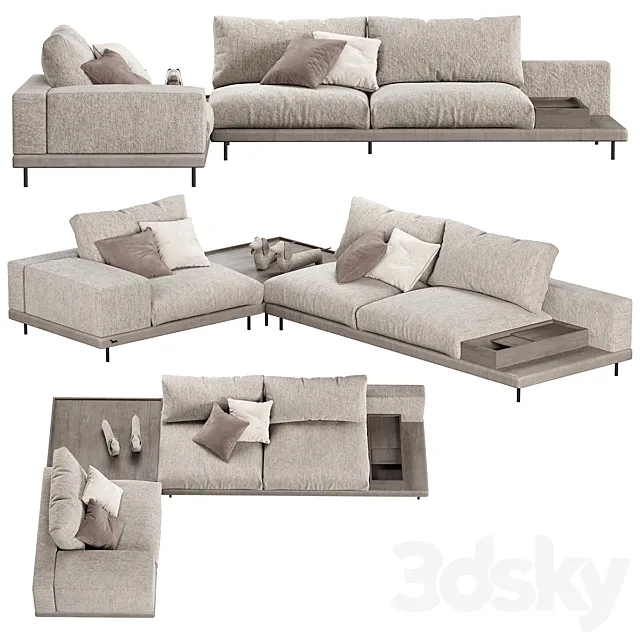 Sofa SPACE SECTIONAL M Sofaclub 3DModel Sofa SPACE SECTIONAL M Sofaclub 3DModel