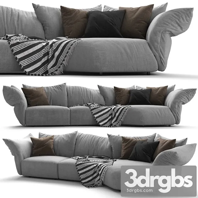 Sofa Standard Edra 3D Model Download Sofa Standard Edra 3D Model Download